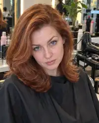 Katya, Russian escort in Mumbai — after a blow-dry at the salon